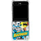 DC Comics Batman Vintage Pose Collage Art Galaxy Z Flip6 Clear Case